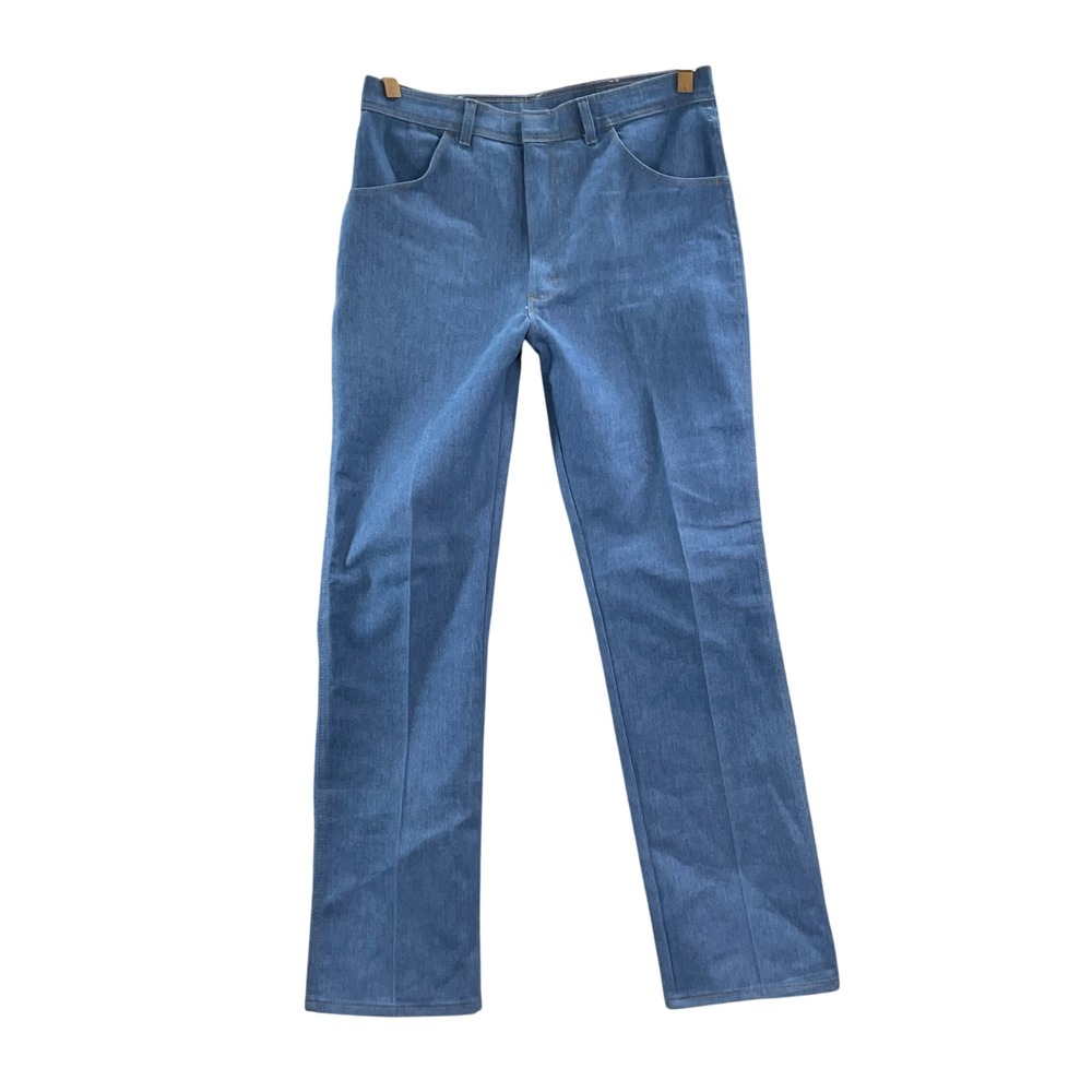 Rustler Western Denim Jeans Mens 36x34 Blue Vintage Style Workwear Western Rodeo